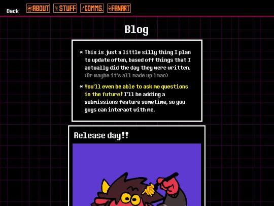 blogs screenshot