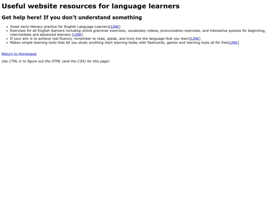 ESLWebResources screenshot
