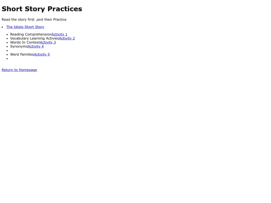 ShortStroryPractices screenshot