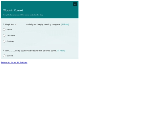 WordsInContext screenshot