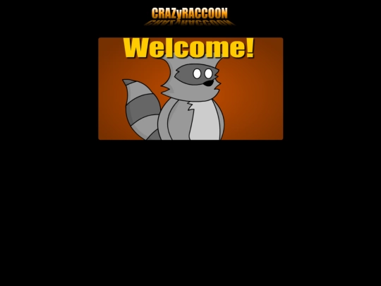 crazy-raccoon/crazy-welcome-page screenshot