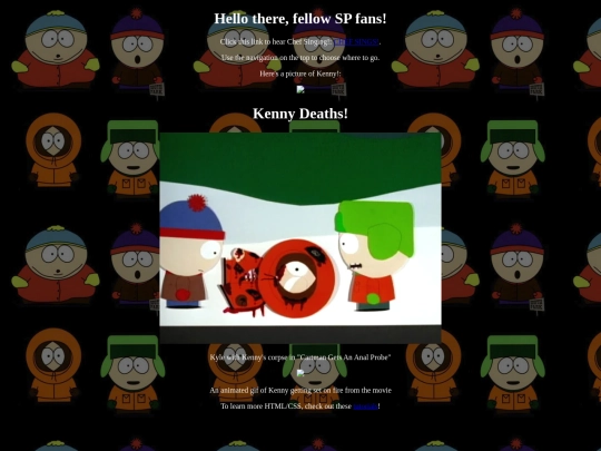 south_park_fanpage/home_frame screenshot
