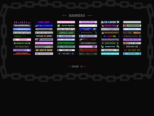 vault/banners/banners-page-2 screenshot