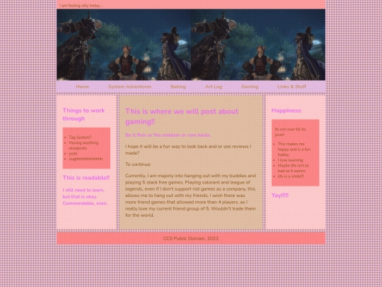 Gaming screenshot