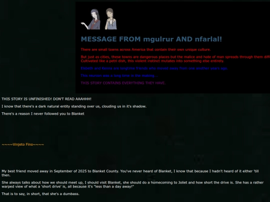 Fiction/Shosto/greetings1 screenshot