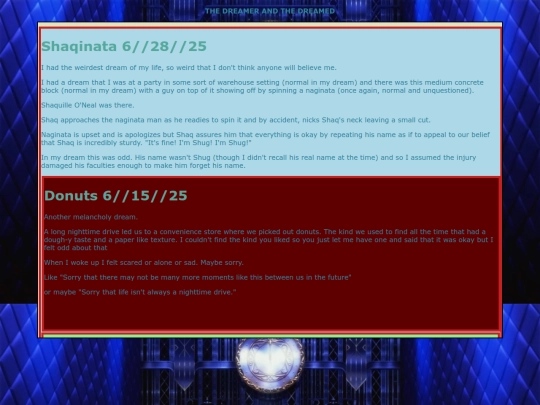 Personal/Dream/Journal screenshot