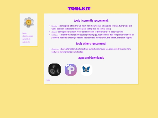 tools screenshot