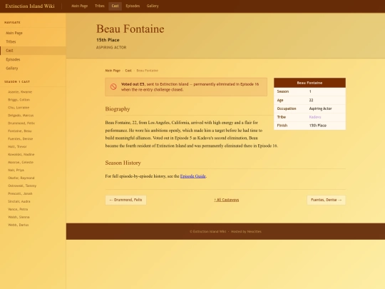 castaway-fontaine screenshot