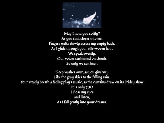 poetry/downfeather screenshot