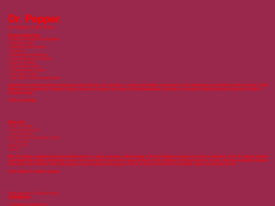 drpepperrecipes screenshot