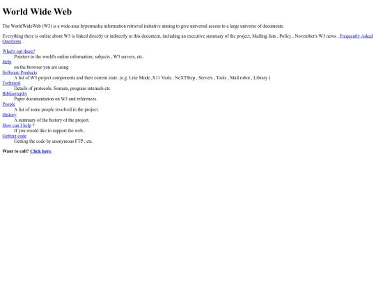 worldwideweb screenshot