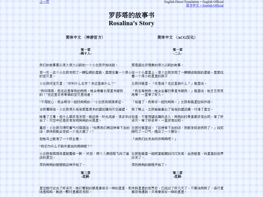 articletl/RosalinaStory/chinese screenshot