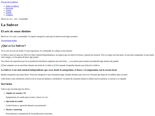 index screenshot