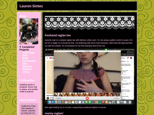 blog screenshot