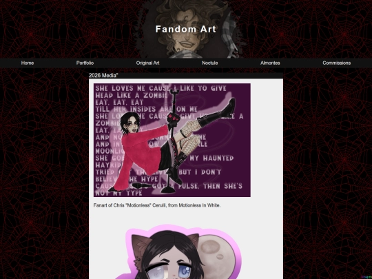 fandom-portfolio screenshot