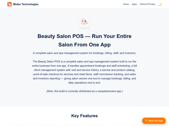 salonpos screenshot