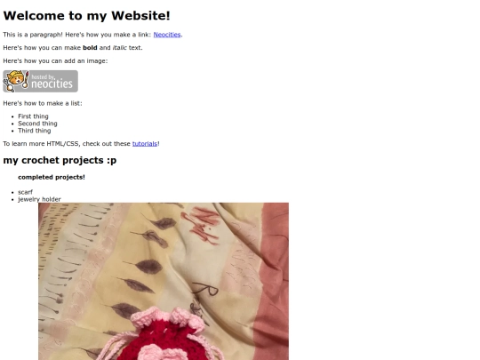 crochetprojects screenshot