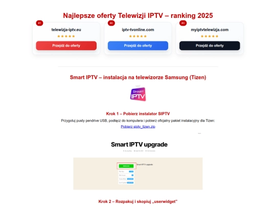 smartiptv-samsung screenshot