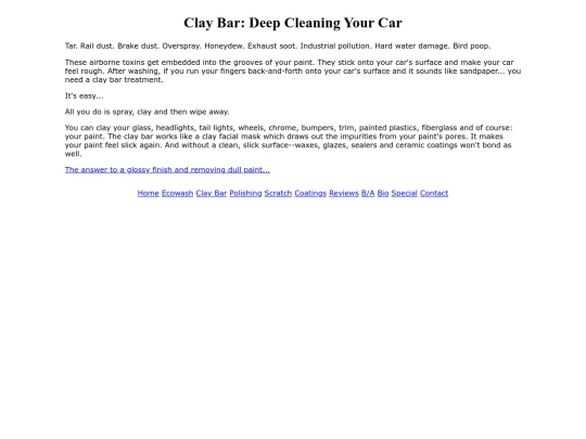 claybar screenshot