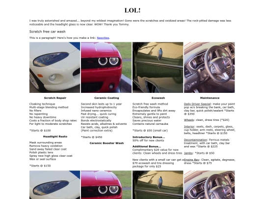 test screenshot