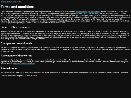 Games/webretro/info/tos screenshot