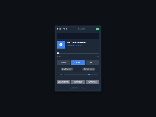 ahp2/apps/eclipse-audio-player screenshot