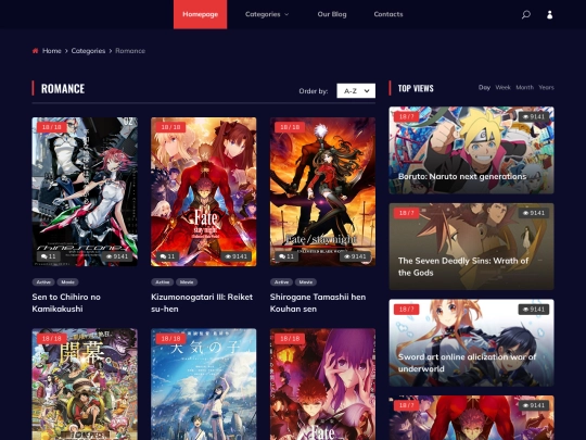 animenow/categories screenshot