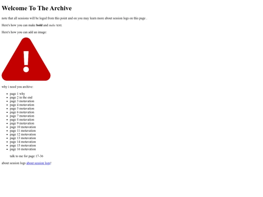 archive_pages screenshot