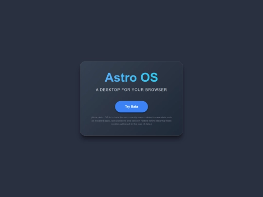 astro-os/land-bata screenshot