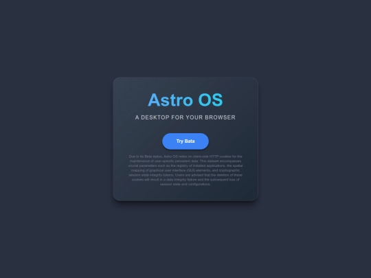 astro-os/loader screenshot