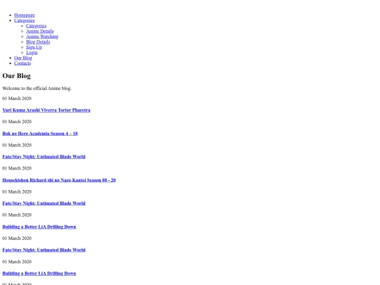 blog screenshot
