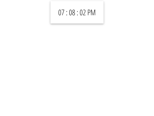 clock screenshot
