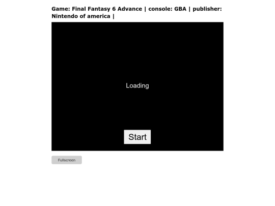 game/libcore/embed/FinalFantasy6Advance screenshot