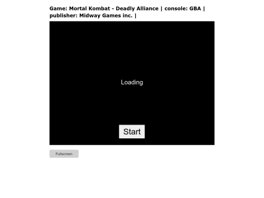 game/libcore/embed/Mortal Kombat - Deadly Alliance screenshot