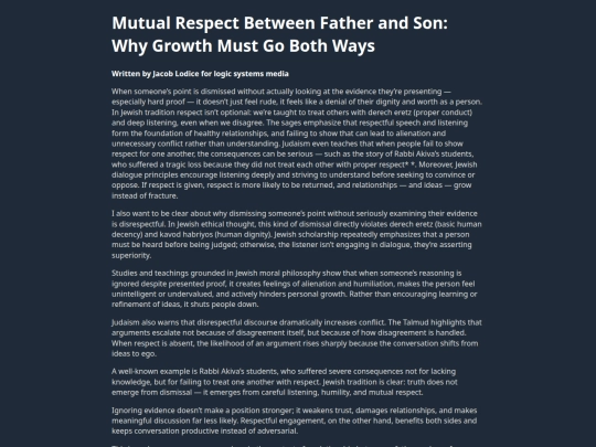 news/Mutual Respect Between Father and Son: Why Growth Must Go Both Ways screenshot