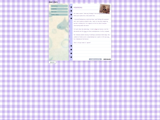 dear/diary screenshot