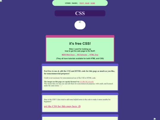 test screenshot