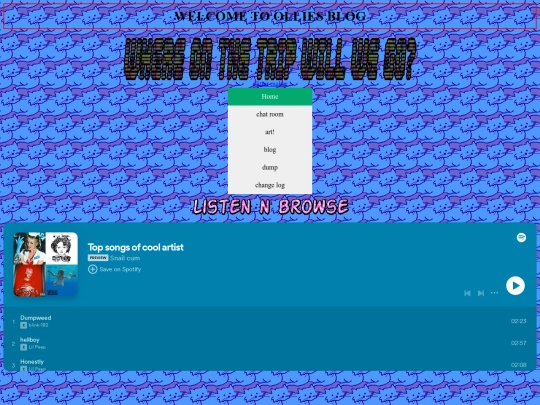 homepage screenshot