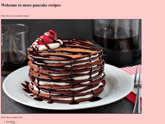 Morepancakerecipes screenshot