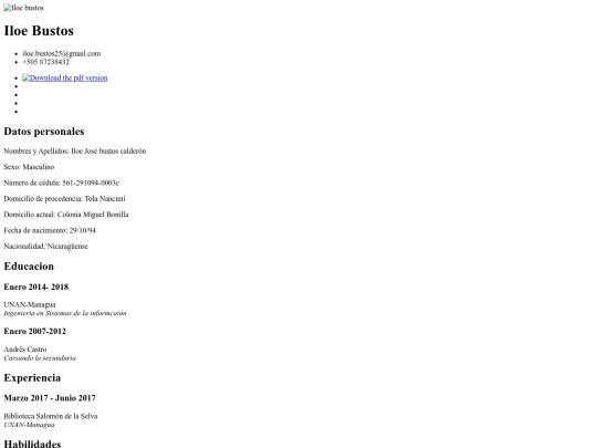 index screenshot