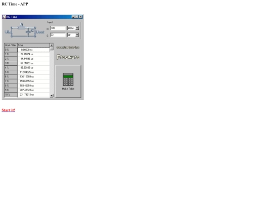 win/rctime screenshot