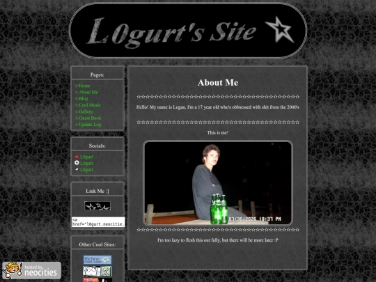 aboutme screenshot