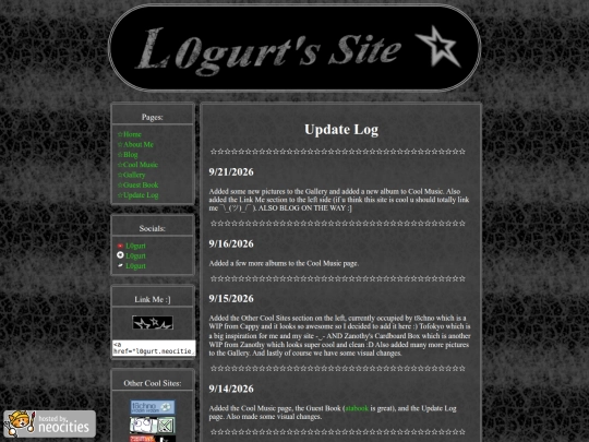 updates screenshot