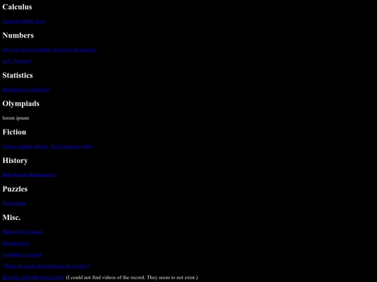 library/math screenshot