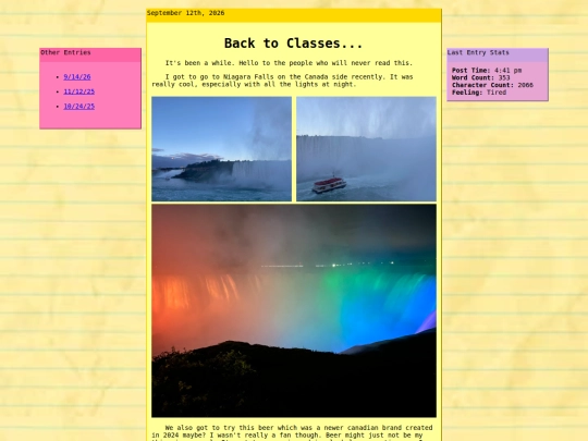 Journal/entries/entry1 screenshot