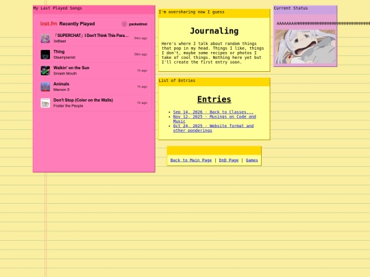 Journal/journalhome screenshot