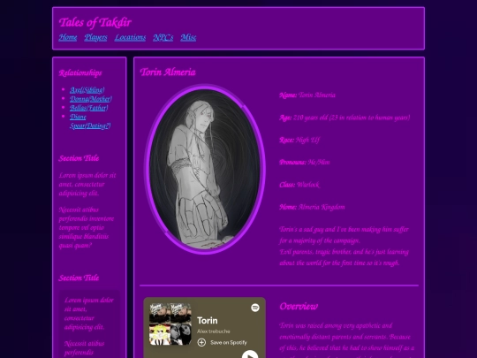 MainCampaign/Players/Template screenshot