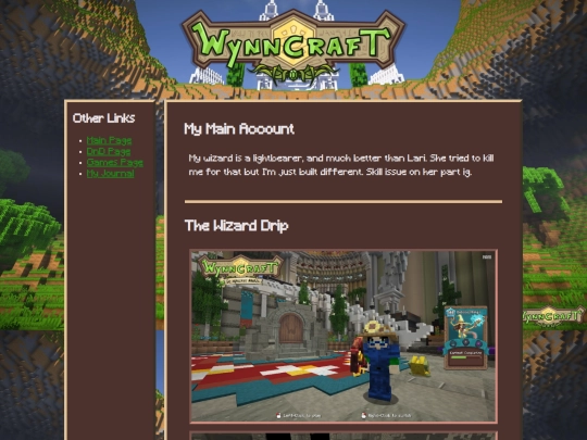 reviews/Games/Wynncraft/Healer/Healerpage screenshot