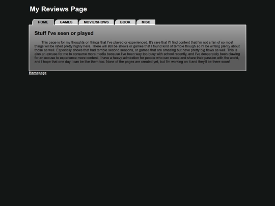 reviews/reviewhome screenshot
