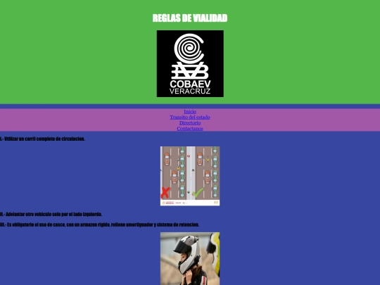 Reglas De Vialidad screenshot